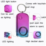 PLAPIE YY-705 120dB Outdoor Sports Runner Personal Alarm - Image 5