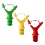 10 PCS Double-Headed Soy Sauce Bottle Mouth Bottle Stopper Wine Bottle Cover Color Random Delivery - Image 2