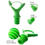 10 PCS Double-Headed Soy Sauce Bottle Mouth Bottle Stopper Wine Bottle Cover Color Random Delivery - Image 5