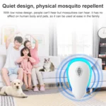 Dual-frequency Ultrasonic Mosquito Repellent Household Insect Repellent for Pregnant Women and Children - Image 6