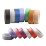 Simple Manual Decorative Stickers Plaid Material Tape - Image 2