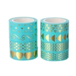 8 Rolls / Set Simple Basic Material Stamping Paper Tape Hand Ledger Decoration Sticker - Image 2