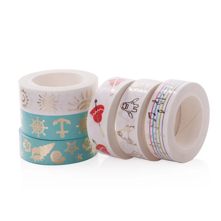 TBD0572058301_B3.webp Bronzing Paper Tape Decorative Album Paper Hand Torn Stickers - Image 4