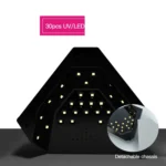 SAMVI 48W Intelligent Diamond Nail Lamp Double Light Source Infrared Sensation Quick Dry Nail Phototherapy Machine,EU Plug - Image 5