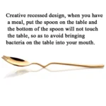 Stainless Steel Instant Noodle Fork Multi-Purpose V-Shaped Knife Fork Spoon Integrated Tableware, Color: Silver - Image 4