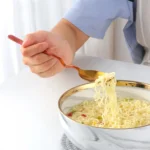 Stainless Steel Instant Noodle Fork Multi-Purpose V-Shaped Knife Fork Spoon Integrated Tableware, Color: Silver - Image 7