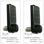 Open Hole Steel Cabinet File Cabinet Electronic Lock  Drawer Mailbox Gym Cabinet Door Password Lock - Image 2