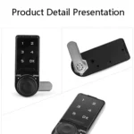 Open Hole Steel Cabinet File Cabinet Electronic Lock  Drawer Mailbox Gym Cabinet Door Password Lock - Image 5