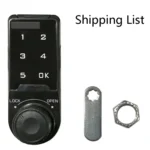 Open Hole Steel Cabinet File Cabinet Electronic Lock  Drawer Mailbox Gym Cabinet Door Password Lock - Image 7