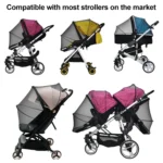 Summer Stroller Mosquito Net Full Cover Multi-Purpose Encrypted Trolley Mosquito Net - Image 5