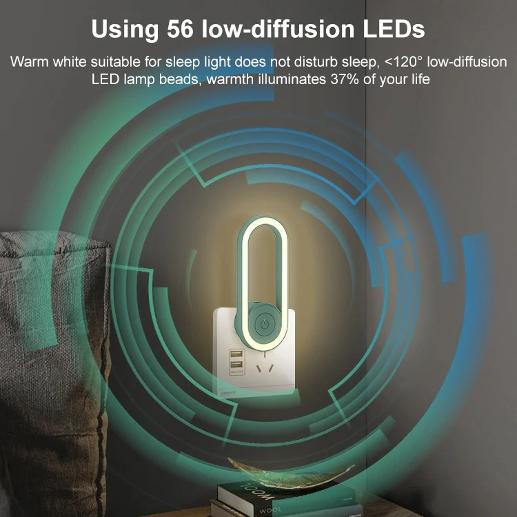 TBD0572064801A_5.webp TS-06-13 Ultrasonic Mosquito Repellent Electronic Night Light Mosquito Repellent US Plug - Image 6