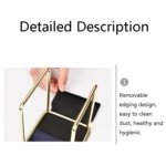 Cortical Makeup Brush Storage Bucket Barrel Desktop Leather Pen Barrel - Image 4