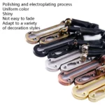Thickened Anti-Theft Chain Stainless Steel Door Bolts Hotel Room Door Chain Buckle, Specification: Large (Black) - Image 6