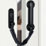 Thickened Anti-Theft Chain Stainless Steel Door Bolts Hotel Room Door Chain Buckle, Specification: Large (Black) - Image 7