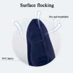 Anti-Decubitus Inflatable Cushion Pregnant Women Elderly Health Care Cushion,Style: Square Blue - Image 6
