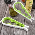 Multifunctional Silicone Non-Slip Bottle Opener Household Safety Can Opener - Image 5