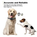 Dog Barking Stopper Sound Vibration Anti-Barking Electric Shock Collar EU Plug - Image 6