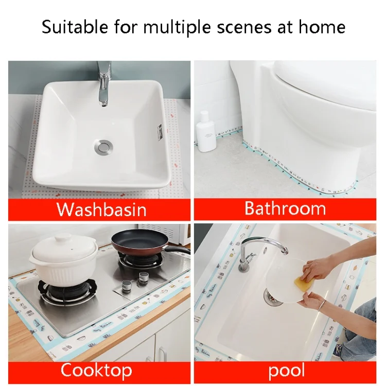 TBD0572077701_B5.webp Y1942 3.5x320cm Kitchen Mildew Proof And Waterproof Tape Sink Moisture-Proof Gap Filling Paste - Image 6