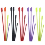 4 in 1 Silicone Mini-Pointed Scraper Lengthening Cosmetic Bottle Scraper Jam Spatula Set - Image 2