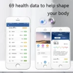 ISCRLE7 Smart Weight Scale Bluetooth Body Fat Measuring Instrument Solar Energy Charging(Rose Gold) - Image 6