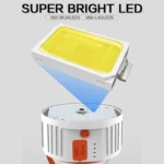 Solar LED Bulb Light Household Emergency Light Mobile Night Market Lamp, Style: - Image 3