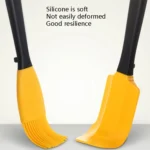 2 in 1 Baked Scraper High Temperature Resistance Silicone Butter Blade Cake Cream Smear Brush Set - Image 3