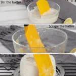2 in 1 Baked Scraper High Temperature Resistance Silicone Butter Blade Cake Cream Smear Brush Set - Image 6