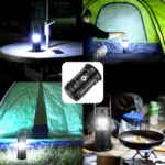 LED Tent Light Solar Rechargeable Camping Light Stretchable Multifunctional Lantern, Support USB Output - Image 7