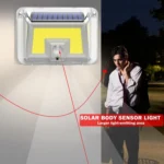 Solar Wall Light Garden Four-Sided Luminous Solar Light Human Body Induction Waterproof Outdoor Light - Image 3