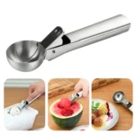 Stainless Steel Ice Cream Spoon Dessert Spoon Ice Cream Scooper