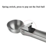 Stainless Steel Ice Cream Spoon Dessert Spoon Ice Cream Scooper - Image 4