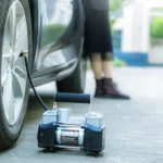 YR-106 12V Car Inflatable Pump Home Tire Portable Air Pump - Image 7