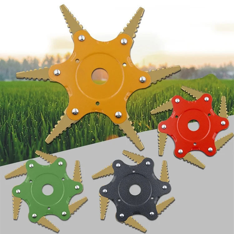 TBD0572108001_B1.webp Toothed Mower Blade Six-Leaf Cyclone Blade Agricultural Weeder Parts - Image 2