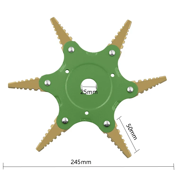 TBD0572108001_B2.webp Toothed Mower Blade Six-Leaf Cyclone Blade Agricultural Weeder Parts - Image 3