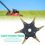 Toothed Mower Blade Six-Leaf Cyclone Blade Agricultural Weeder Parts - Image 5