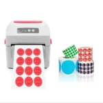 Color High-Viscosity Coated Paper Sticker Round Sticker,Random Color Delivery - Image 2