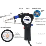 YIHUA Hand-Held Inner Heat Electric Soldering Iron Portable Automatic Delivery Of Tin Constant Temperature Soldering Iron,CN Plug - Image 3