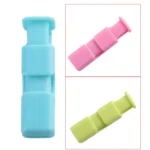 10 PCS Locking Square Clip Fruit And Vegetable Fresh-Keeping Bag Sealing Clip Convenient Press Spring Sealing Clip,Random Color Delivery - Image 2