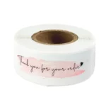 10 Rolls Rectangle Thank You Label Sticker