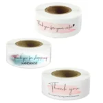 10 Rolls Rectangle Thank You Label Sticker - Image 2