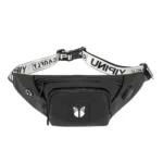 YIPINU YPU-DS Fashion Chest Bag Messenger Bag Waist Bag Waterproof Sports Mobile Phone Bag with External USB Port