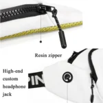 YIPINU YPU-DS Fashion Chest Bag Messenger Bag Waist Bag Waterproof Sports Mobile Phone Bag with External USB Port - Image 6