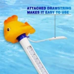 K-1020D Cartoon Yellow Gold Fish Pool Thermometer Pool Water Temperature Meter - Image 4