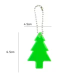 15 PCS Christmas Tree Style PVC Reflective Pendant Outdoor Night Traffic Safety Reflective Keychain Random Colour Delivery - Image 3