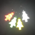 15 PCS Christmas Tree Style PVC Reflective Pendant Outdoor Night Traffic Safety Reflective Keychain Random Colour Delivery - Image 4