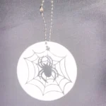 10 PCS Spider Web Type Reflective Waterproof Pendant For Night Riding Student Schoolbag Pendant Random Colour Delivery - Image 5