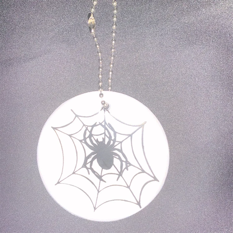 TBD05721326_4.webp 10 PCS Spider Web Type Reflective Waterproof Pendant For Night Riding Student Schoolbag Pendant Random Colour Delivery - Image 5