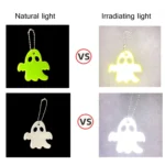 2pcs Ghost Reflective Waterproof Pendant Student Schoolbag Night Riding Reflector Random Colour Delivery - Image 4