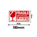 Fragile Goods Label Express Carton Warning Sticker Handle Careful Stickers - Image 3