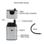 Boruit SK302 Molecular Cuisine Cocktail Steak Hand-Held Smoking Tool Smoked Machine - Image 4